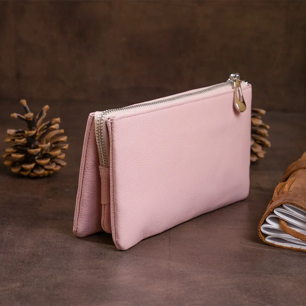 Кожаный женский кошелек-клатч ST Leather 19.2х10х2 см acs0015941 - фото 7