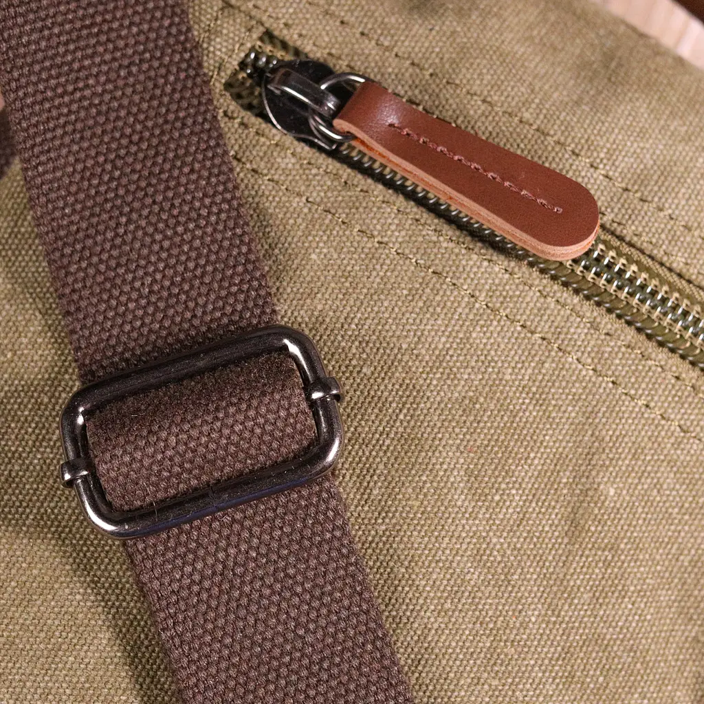 Мужская тканевая сумка из плотного текстиля Vintage 21х24х9 см sum0021422 - фото 18