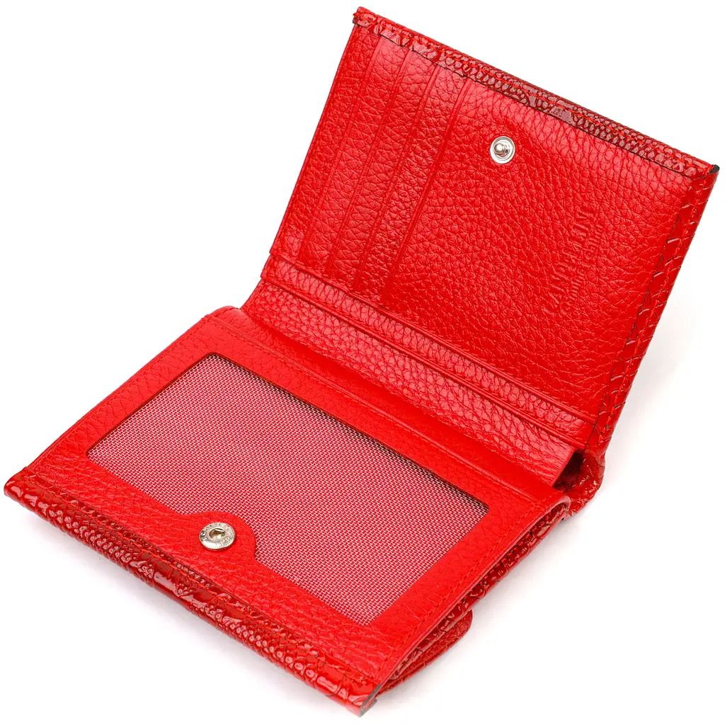 Женский кожаный кошелек Canpellini 12х9.8х1.5 см acs0025495 - фото 3
