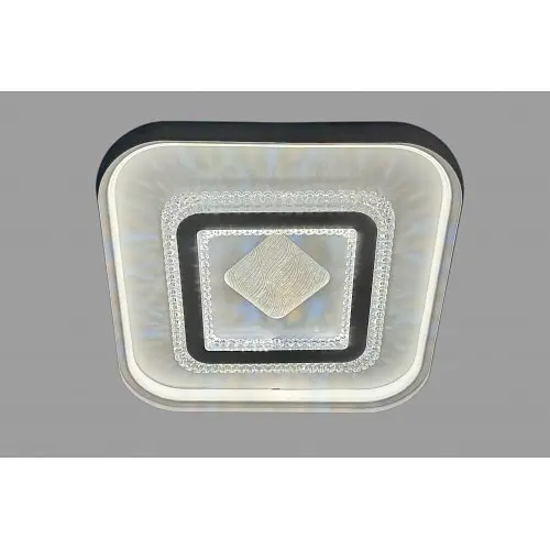 Люстра LED стельова Linisoln 12552-30 метал, акрил, 3000K/4000K/6000K, 50Вт, 7-10 кв. м, висота 7 см, ширина 30 см - фото 3