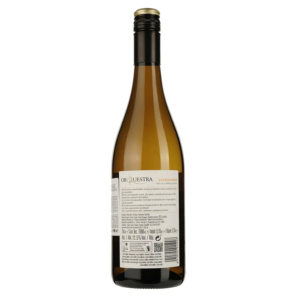 Вино Orquestra Chardonnay біле сухе 0.75 л - фото 2