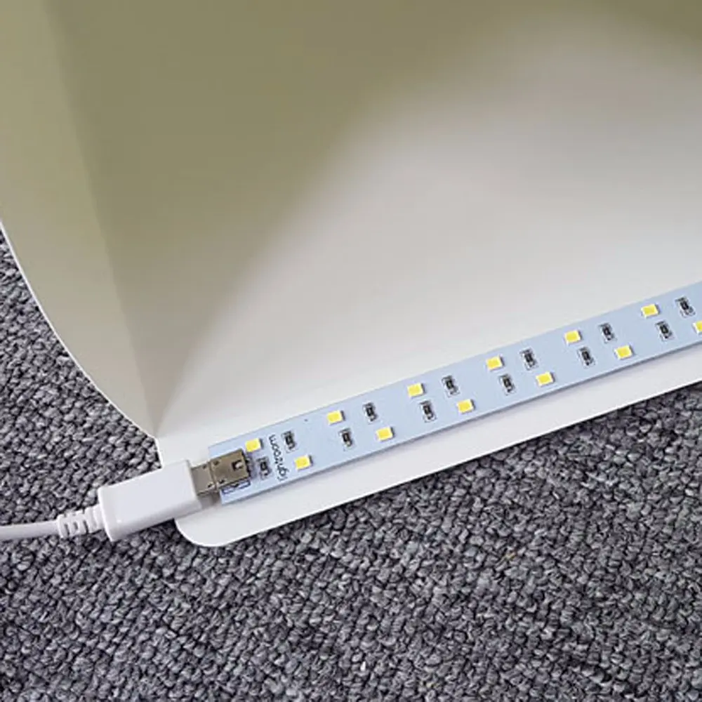 Photobox – лайтбокс з LED підсвічуванням для предметної зйомки 30см - фото 5