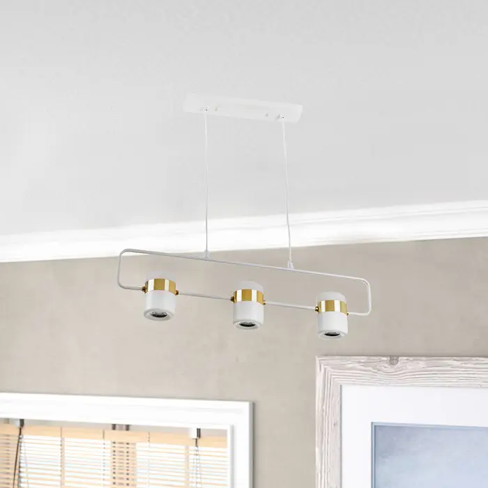 Світильник стельовий Brille підвісний лофт підвіс світлодіодний BL-816S/3*7W NW WH/G - фото 4