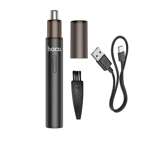 Тример для носа Hoco HP34 Electric Nose Hair Trimmer Black - фото 5