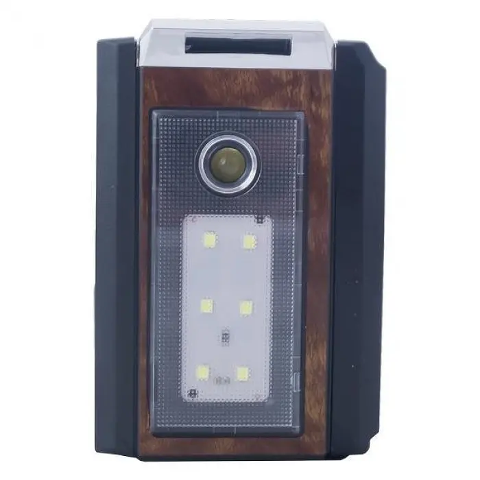 Радиоприемник колонка с радио и фонариком радио на аккумуляторе FM USB MicroSD Golon RX-382 - фото 3