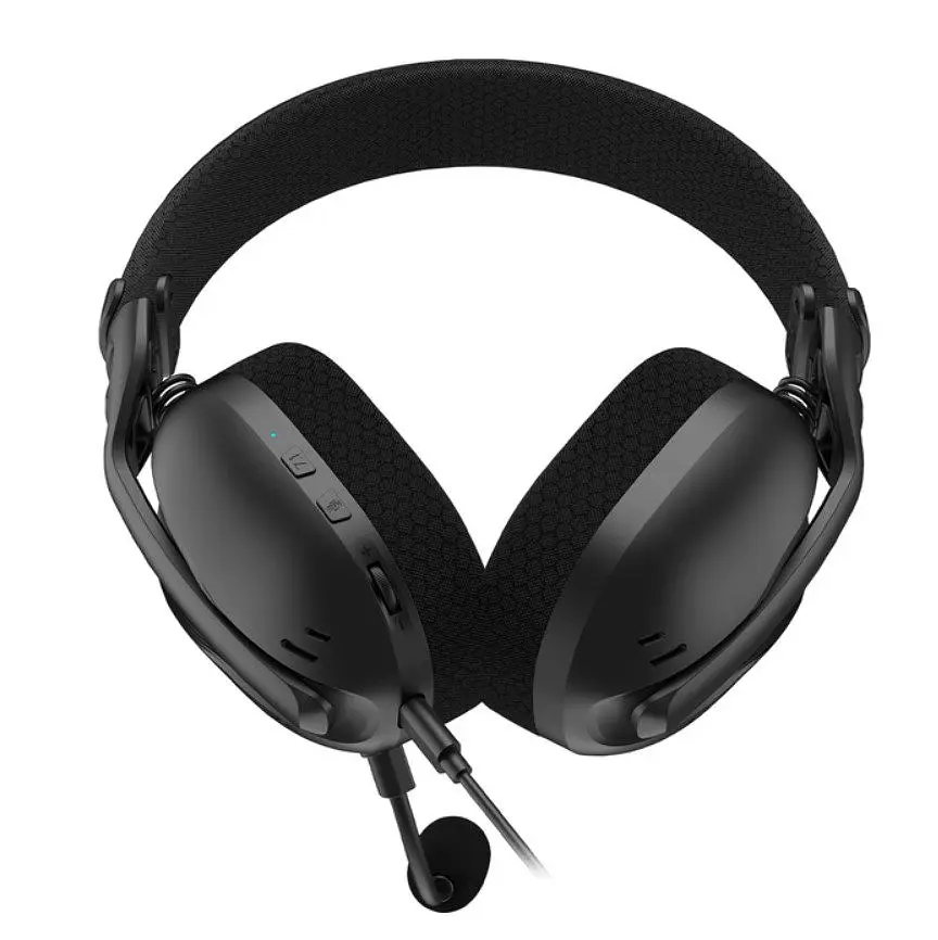 Ігрові навушники з мікрофоном HATOR ESH-10B HYPERPUNK 3 USB 7.1 Hi-Res SyncHUB Black - фото 5