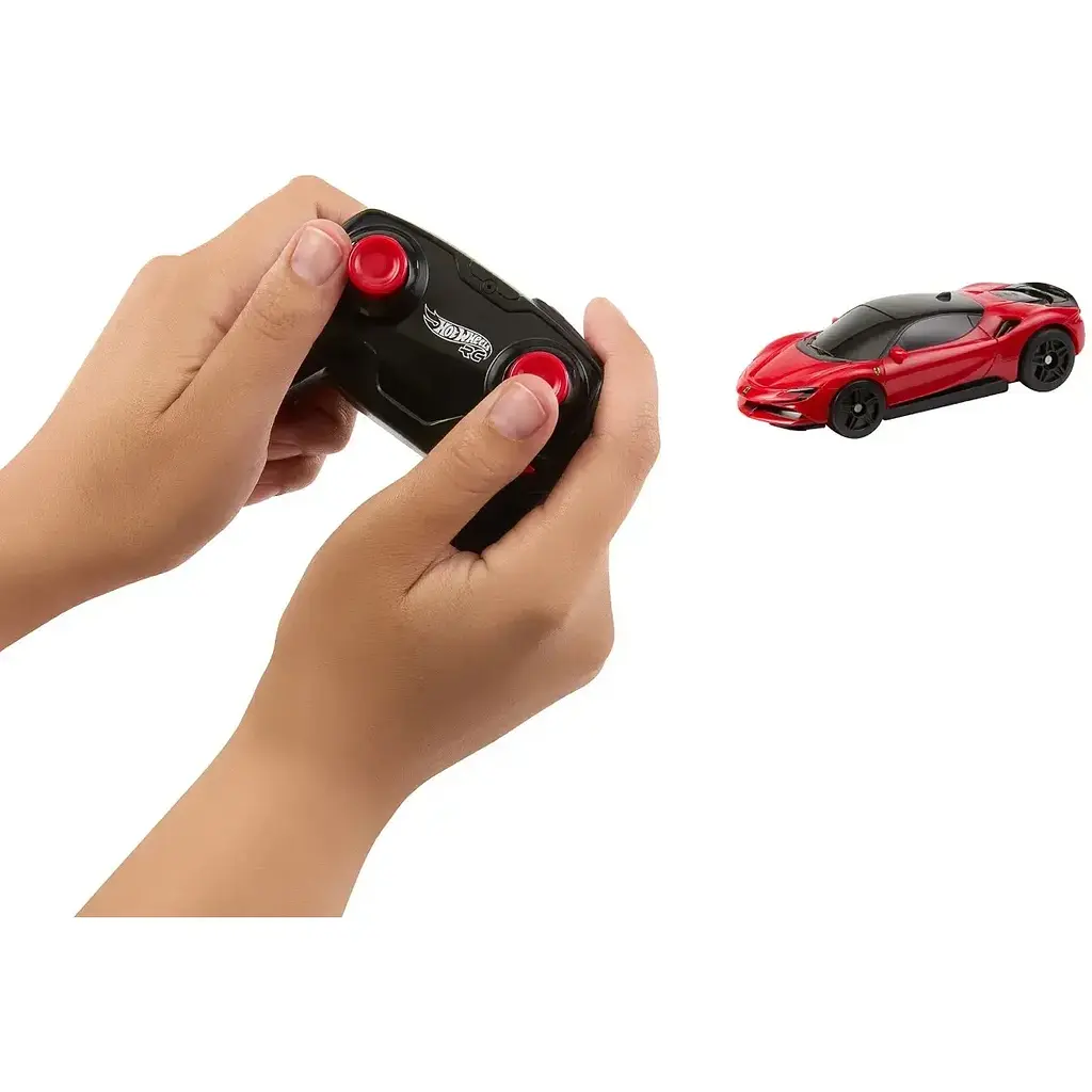 Машинка на радіокеруванні Hot Wheels Ferrari SF90 Stradale Assetto Fiorano 1:64 (JGD09) - фото 6