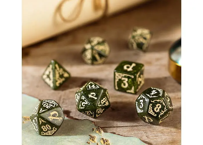 Набор кубиков Pathfinder Dice Set: Arcadia , 7 шт. (SPAT30) - фото 6