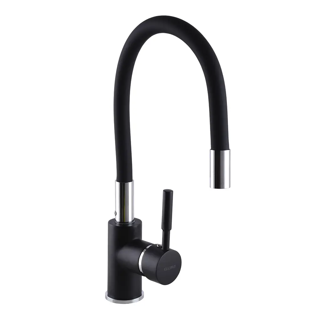 Смеситель для кухни Globus Lux Lazer GLLR-0203SB-10-BB Черный матовый - фото 4