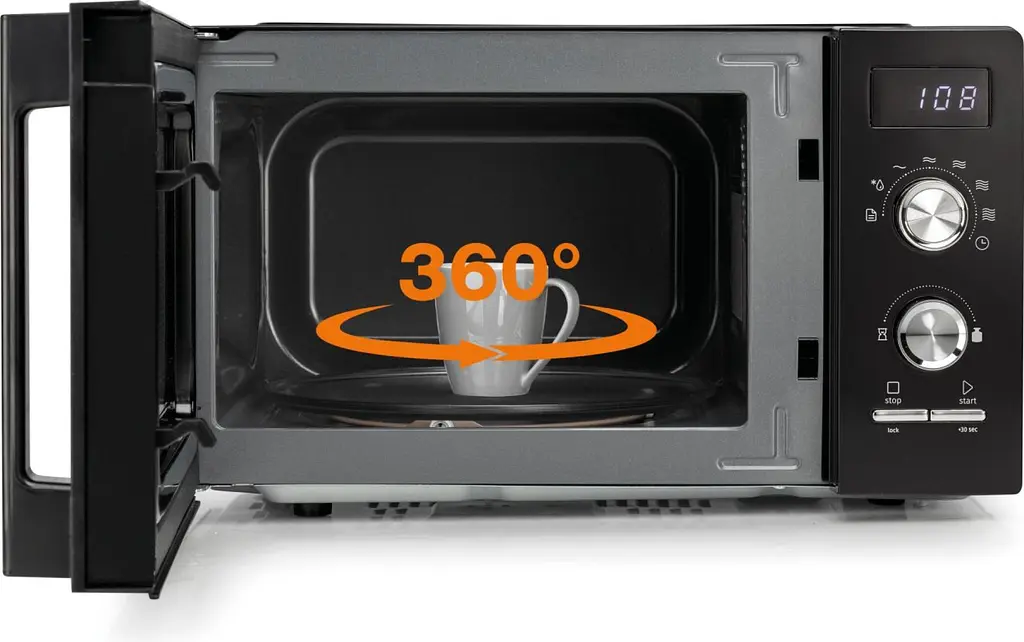 Мікрохвільова піч Gorenje 20л 800Вт дисплей чорний - фото 9