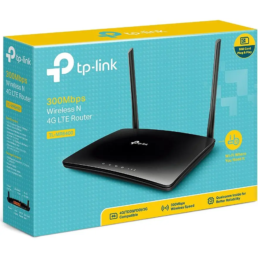 Бездротовий маршрутизатор (роутер) TP-Link TL-MR6400 4G [93951] - фото 5