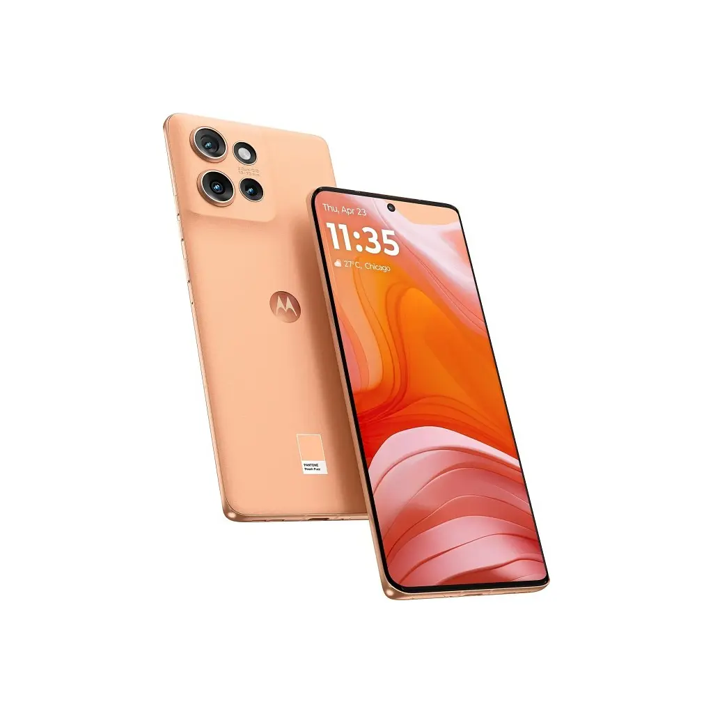 Мобільний телефон Motorola Edge 50 12/512GB Peach Fuzz (PB2U0005PL) - фото 2