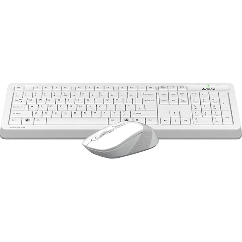 Комплект (клавиатура + мышь) A4Tech Fstyler FG1010 White/Gray [114625] - фото 4