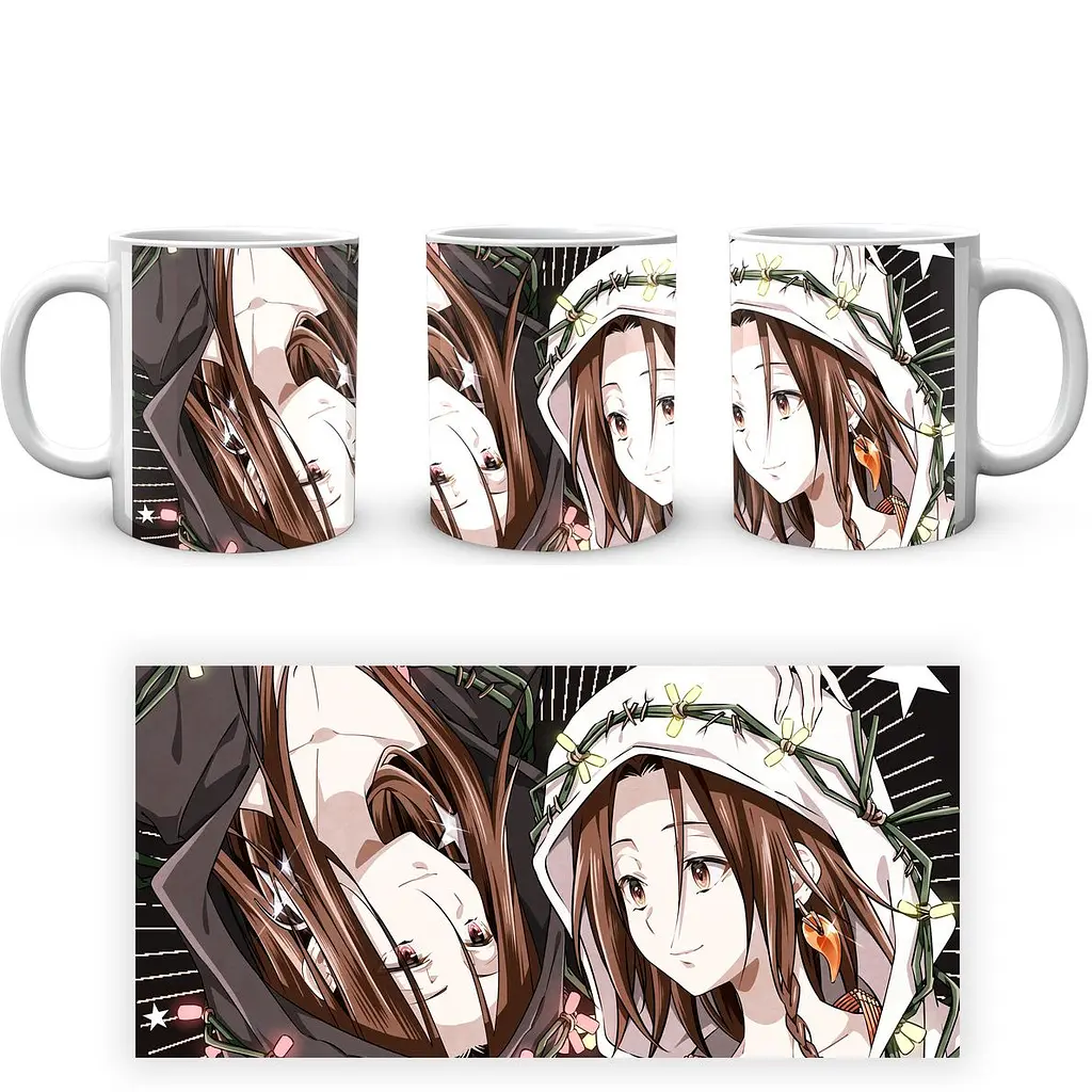 Кухоль GeekLand Shaman King Шаман Кінг Хао Йо SK 02.19 330 мл білий - фото 4