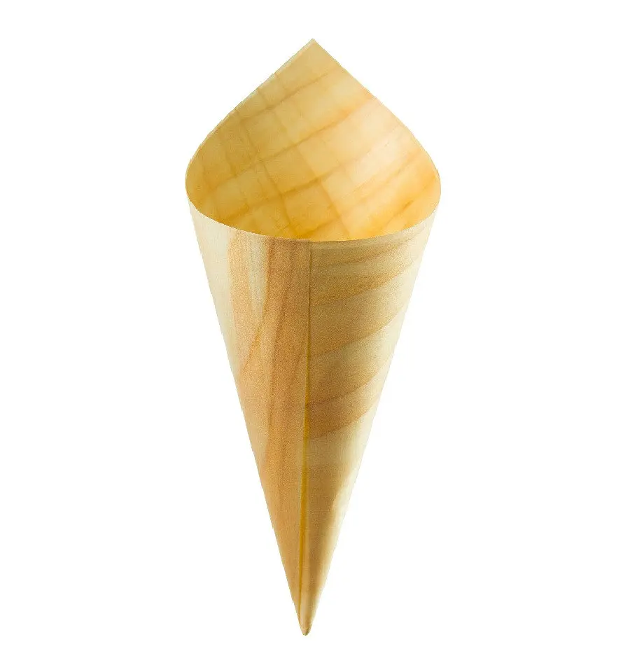 Конусний стакан, дерево, 180 мм, (100) (100 шт.)