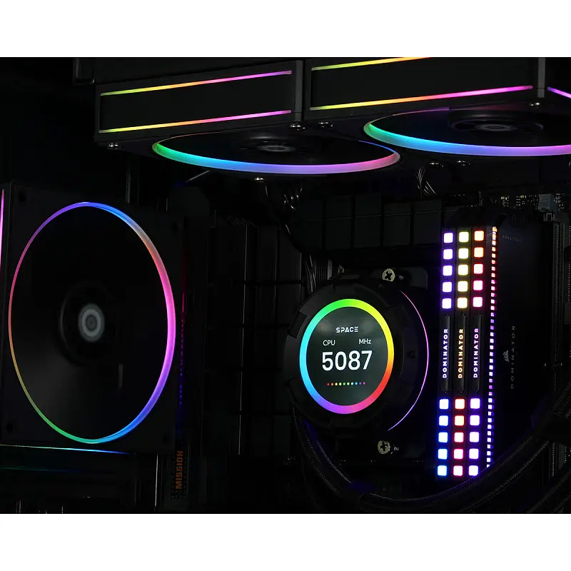 Система водяного охолодження ID-Cooling Space LCD SL360 - фото 9