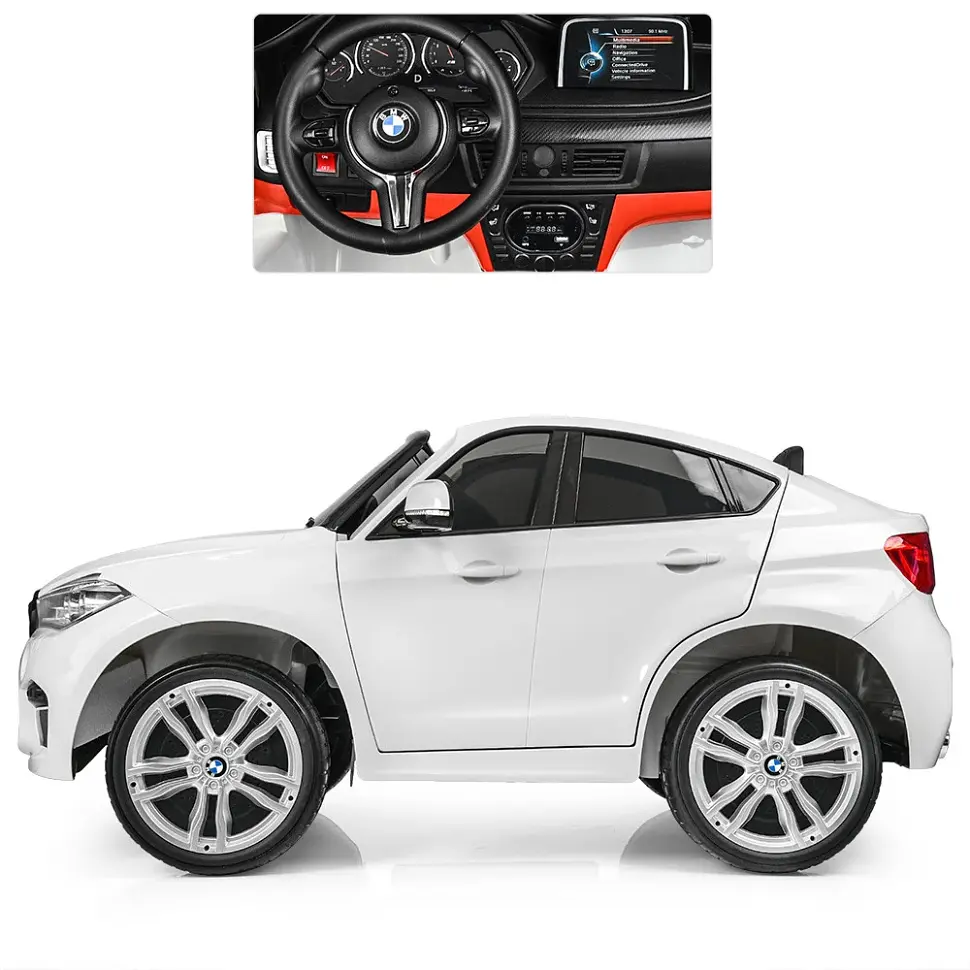 Дитячий електромобіль Джип Bambi JJ2168EBLR-1 BMW до 50 кг - фото 4