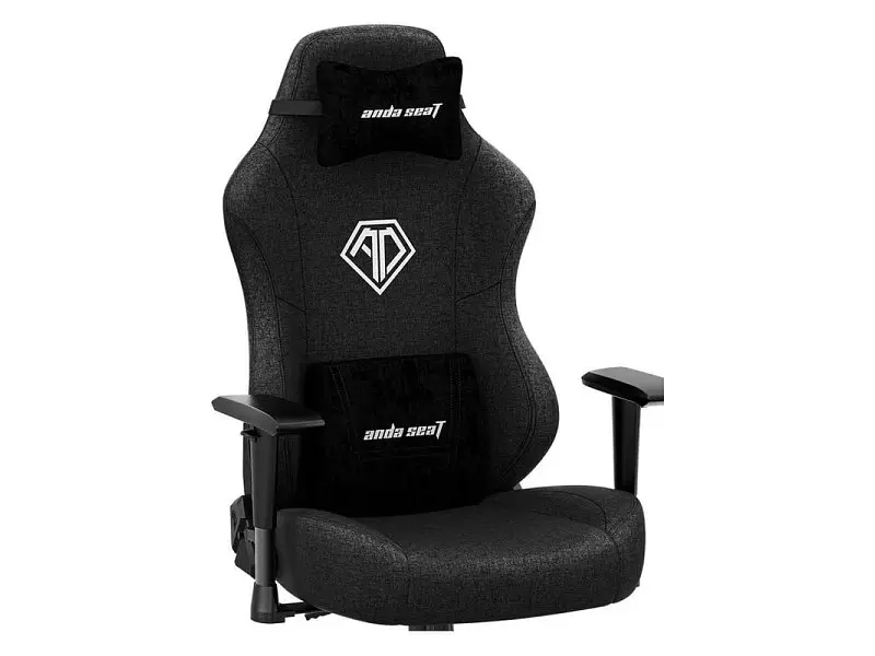 Комп'ютерне крісло Anda Seat Phantom 3 L Black Fabric (AD18Y-06-B-F) - фото 3