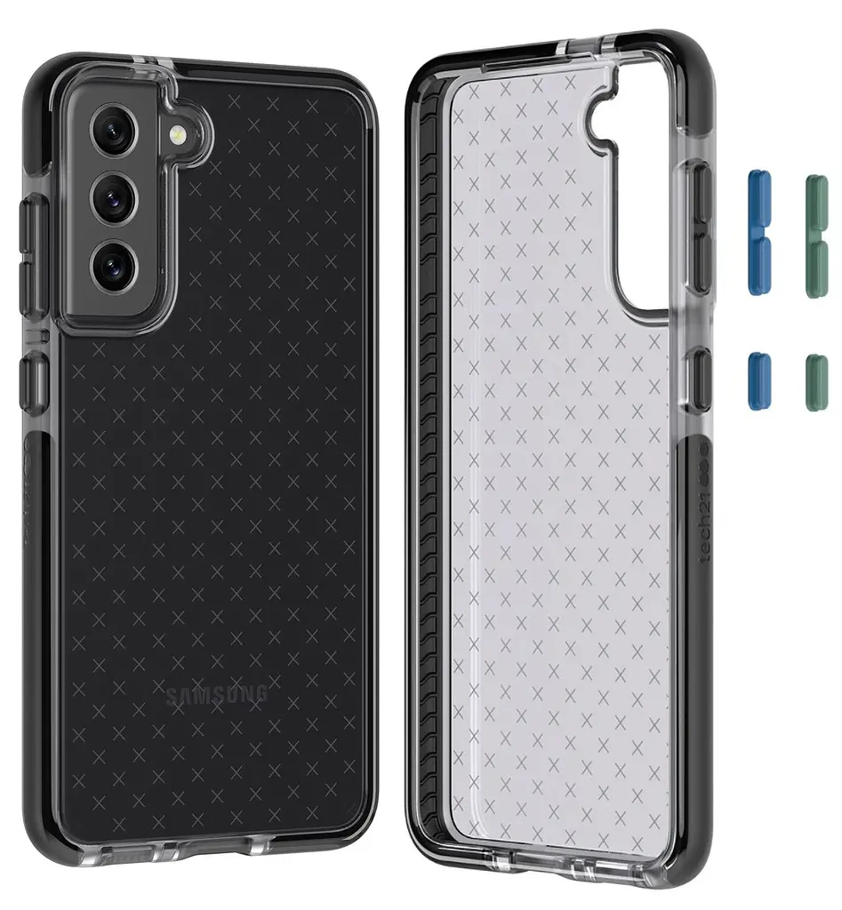 Оригінальний протиударний чохол Tech21 Evo Check для Samsung Galaxy S21 FE (6.4) Black T21-9080 - фото 6