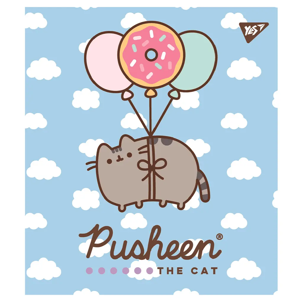 Набір зошитів Yes Pusheen А5 в лінійку 18 аркушів 10 шт. (766826) - фото 5