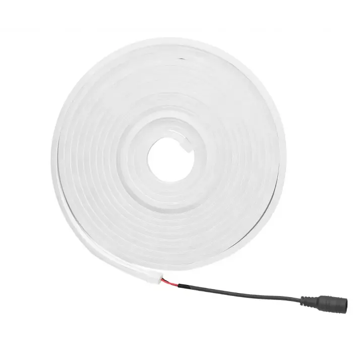 Светодиодная неоновая лента герметичная 5 метров белая NEON 220В JL 2835-120 G IP65 - фото 4