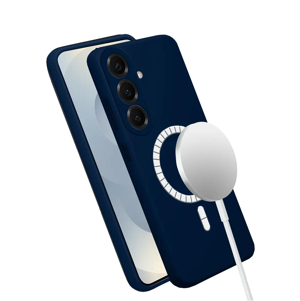 Чохол MAKE Samsung S26 Plus Silicone Solo Navy - фото 4