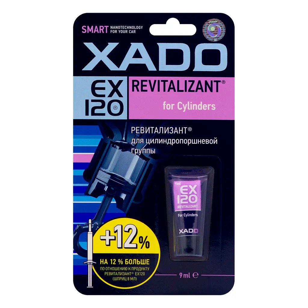 Ревітализант XADO EX120 Revitalizant для циліндропоршневої групи 9 мл - фото 2
