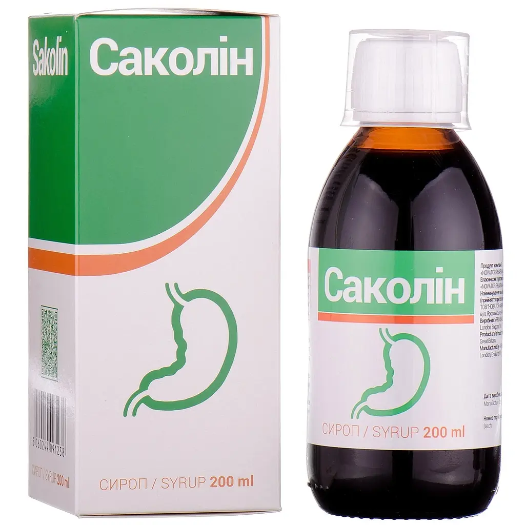 Дієтична добавка Саколін сироп 200 мл - фото 2