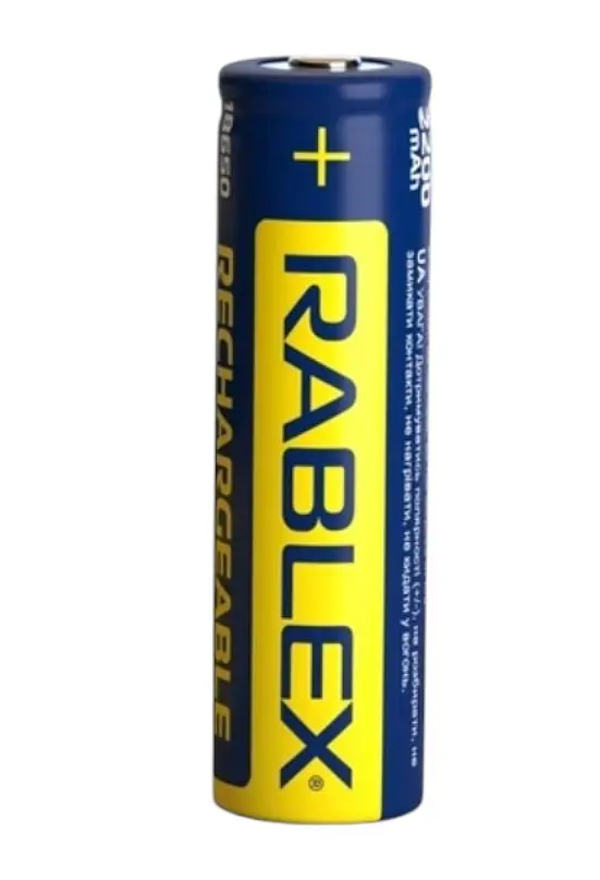 Акумуляторна батарея Rablex 18650 3.7V 2200mAh - фото 2