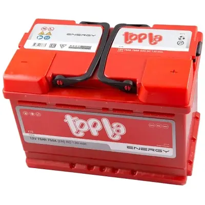 Акумулятор автомобільний Topla 75 Ah/12V Energy Euro 750A (108 075) - фото 6