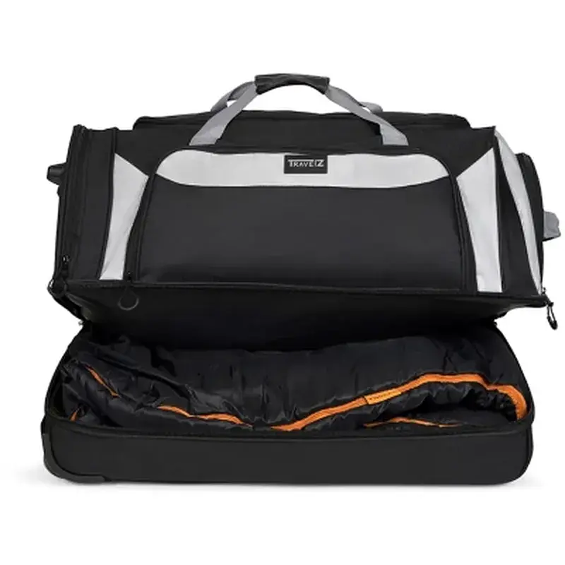 Дорожня сумка TravelZ Wheelbag Doubleloader black 96L (603098) (931071) - фото 5