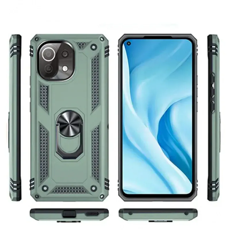 Чохол до мобільного телефона BeCover Military Xiaomi Mi 11 Lite / Mi 11 Lite 5G Dark Green (706645) - фото 2