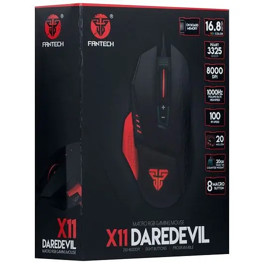 Ігрова миша Fantech X11 Daredevil з RGB підсвічуванням (23356-01_783) - фото 4
