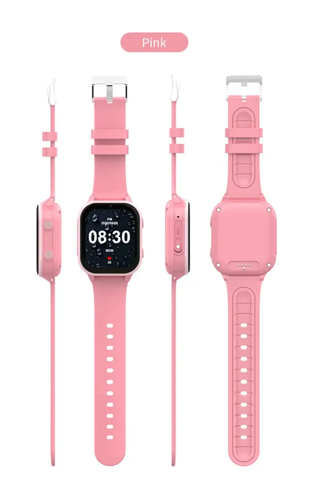 Смарт-часы детские Wonlex KT19 RPO 4G с камерой WI-FI GPS SIM-карта Pink (16993) - фото 4
