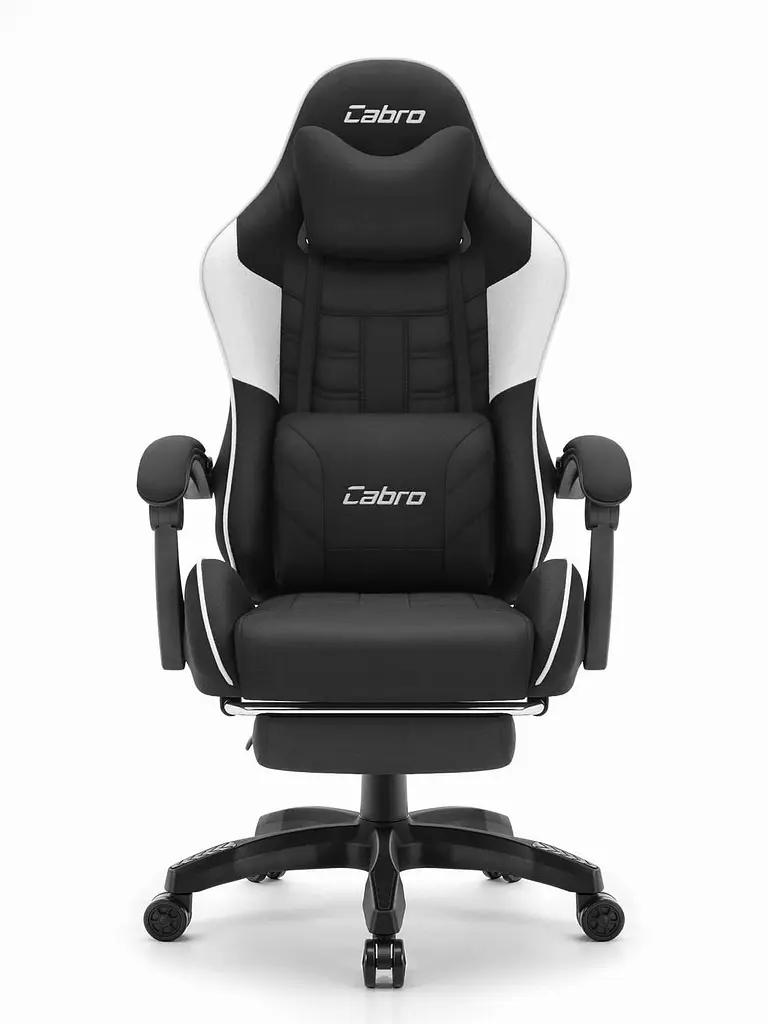 Кресло Cabro C501 Black-White ткань - фото 5