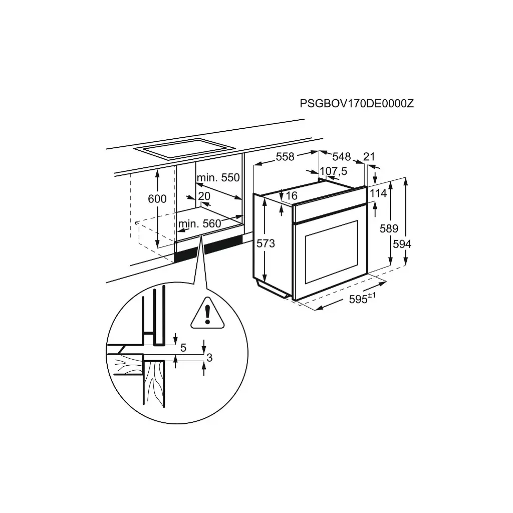 Духова шафа Electrolux OPEB2520V - фото 9