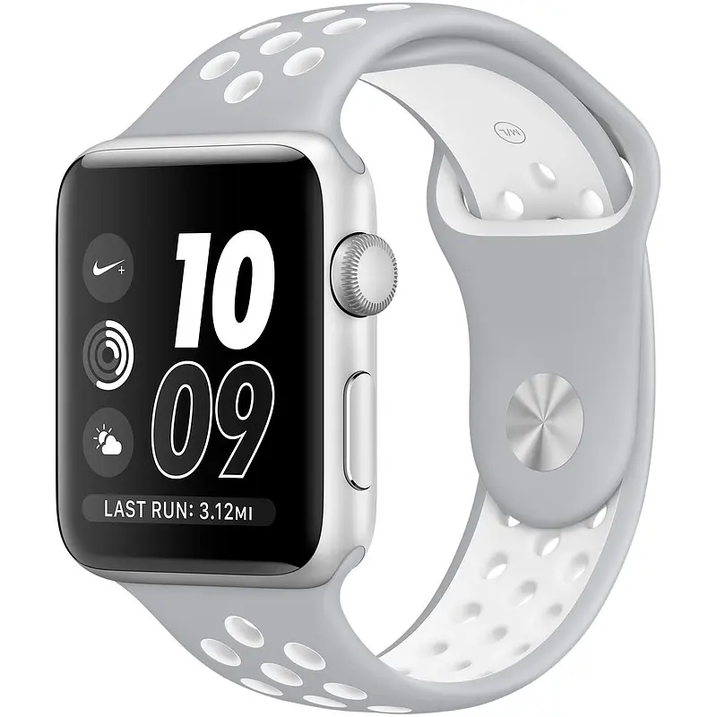 Ремешок Sport Nike для Apple Watch 38/40/41mm Gray/White [103385] - фото 3