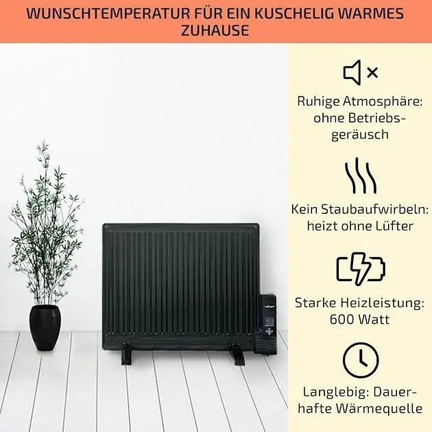 Масляный обогреватель OneConcept Wallander 600W (10033099) - фото 3