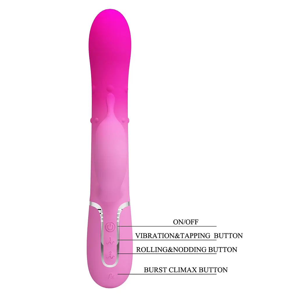 Вібратор Pretty Love Shima Pink - фото 2