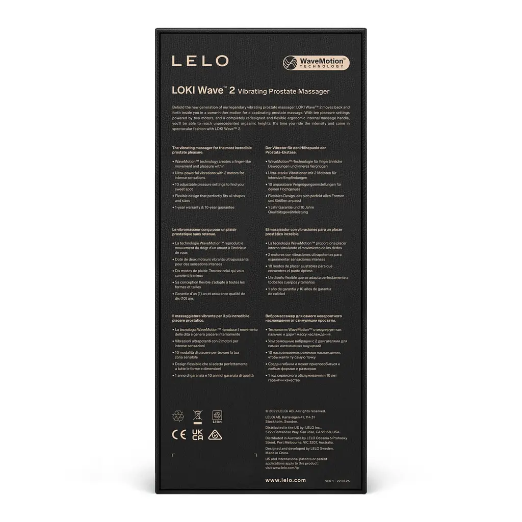 Массажер простаты LELO Loki Wave 2 - фото 5