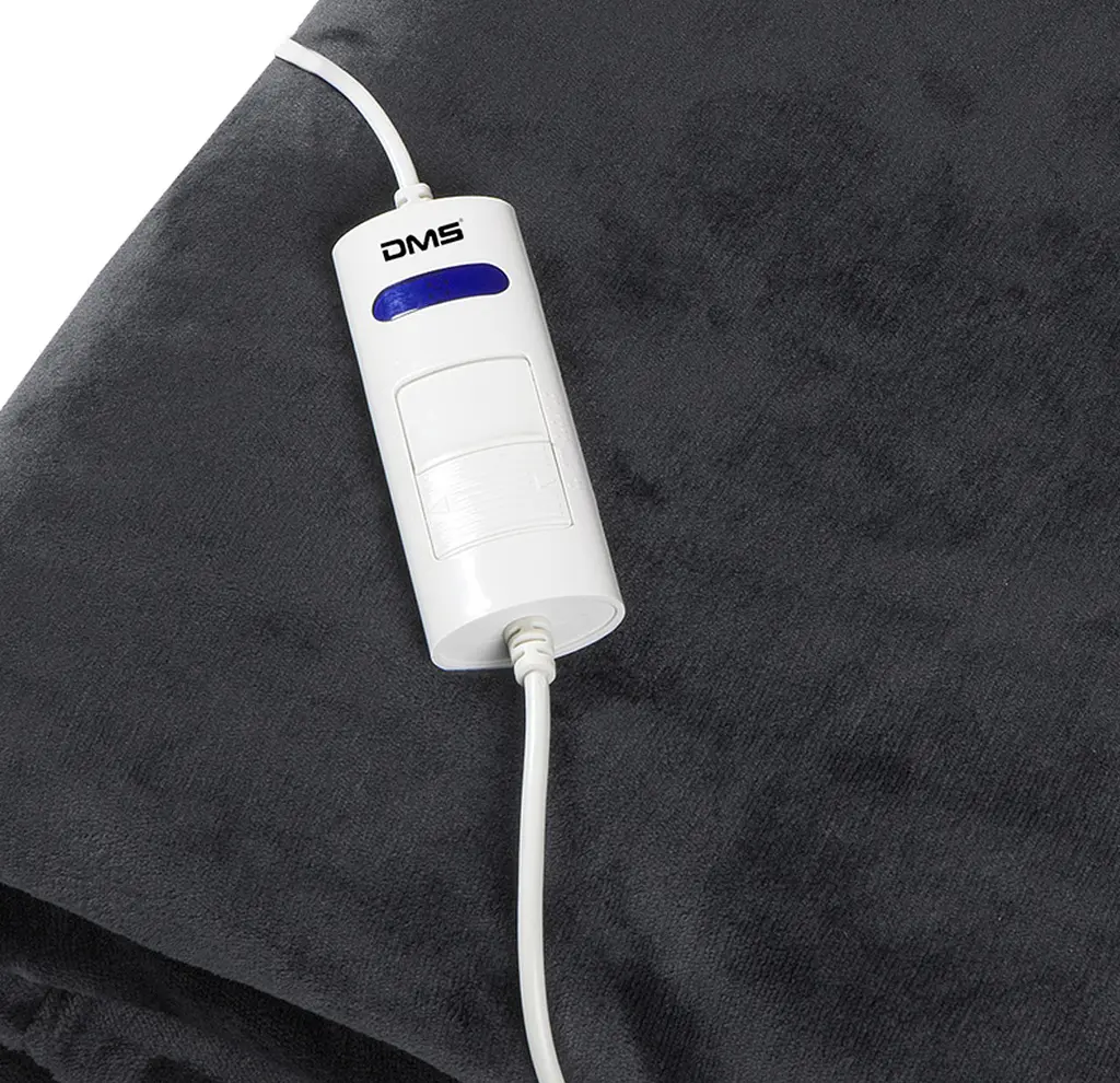 Електрична ковдра DMS EHD-180 з підігрівом дуже м'яка, 180х130 см, 160w, dark - фото 3