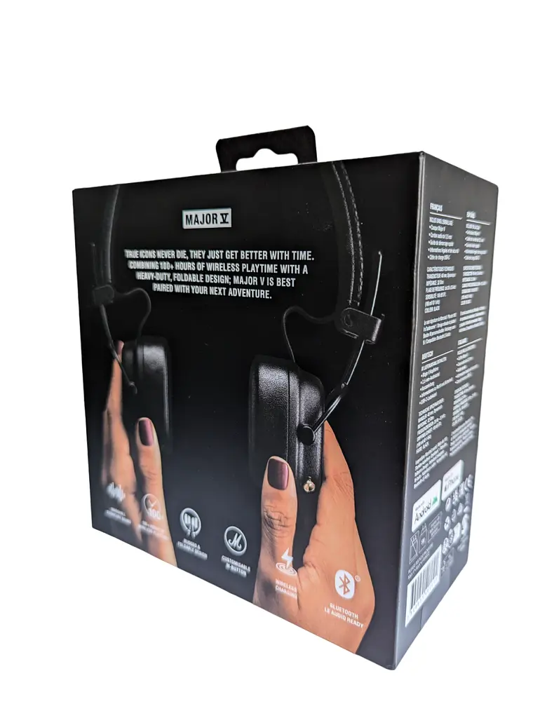 Навушники Marshall Major V Black Original (Підтримка офіційного додатку)(1006832) - фото 10