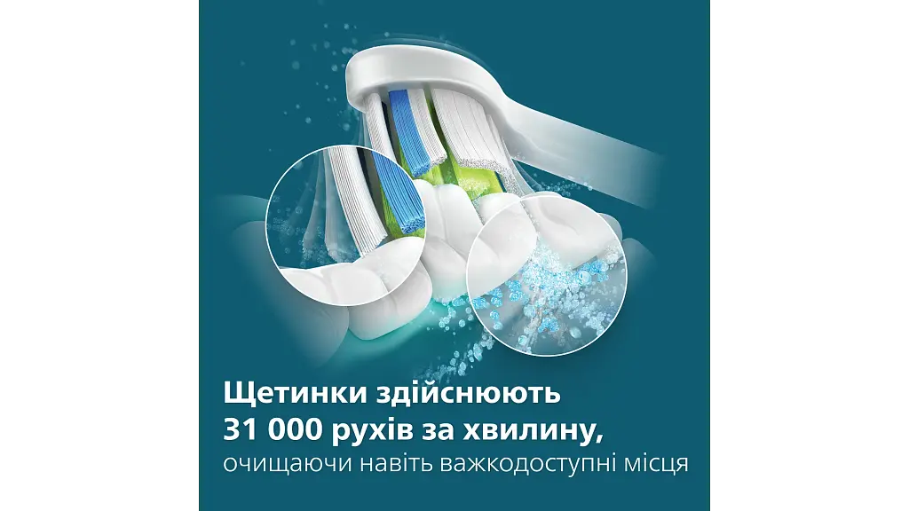 Електрична зубна щітка Philips Sonicare HX3689/43 серії 4100  світло-зелена - фото 3