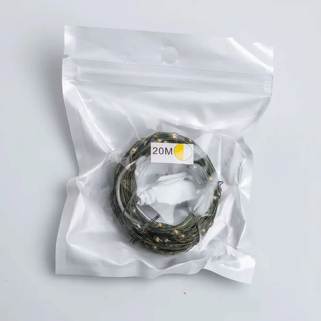 Гирлянда Роса GarlandoPro нить GarlandoPro 200 LED длина 20 м от USB зеленая, желтая (USB200L20MGY) - фото 9