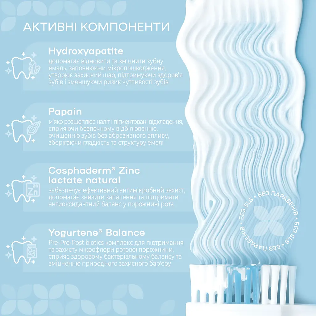 Зубна паста Medosan SensiWhite відбілювальна для чутливих зубів 75 мл - фото 3