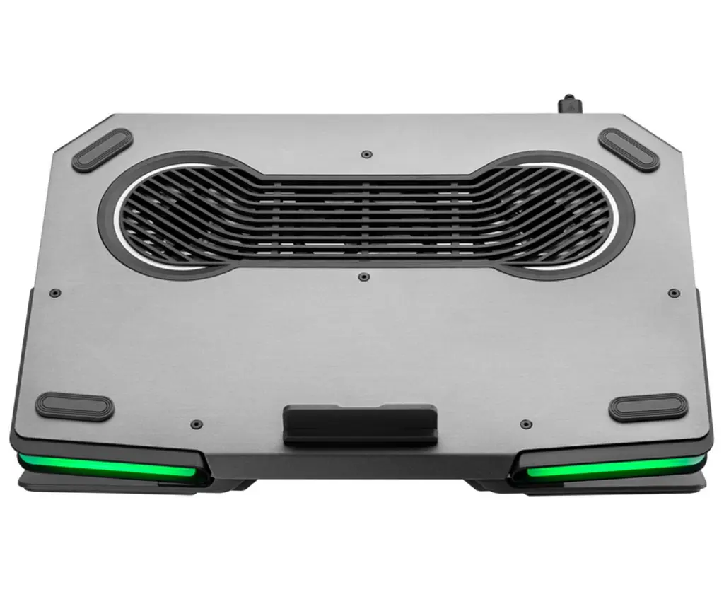 Охолоджувальна підставка для ноутбука GamePro GPCP-1540 RGB 2xUSB 3xfans до 17 дюймів - фото 2
