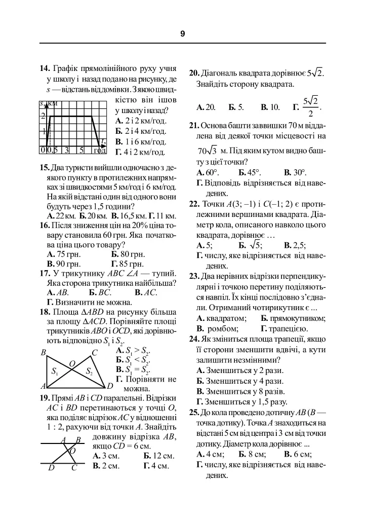Математика. Тесты для самостоятельной работы и контроля знаний. 9-10, 10-11 классы - фото 6