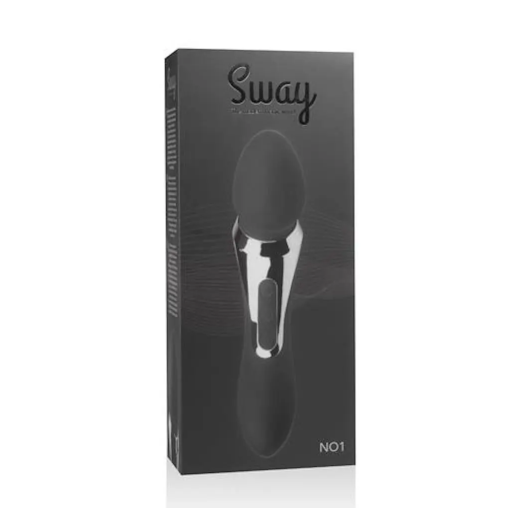 Вібромасажер Sway Vibes Wand, 22.5 см (чорний) - фото 8