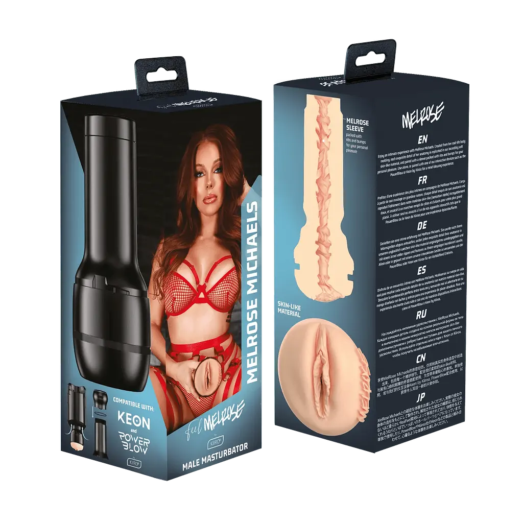 Реалистичный мастурбатор Kiiroo Feel MelRose Michaels телесный - фото 3