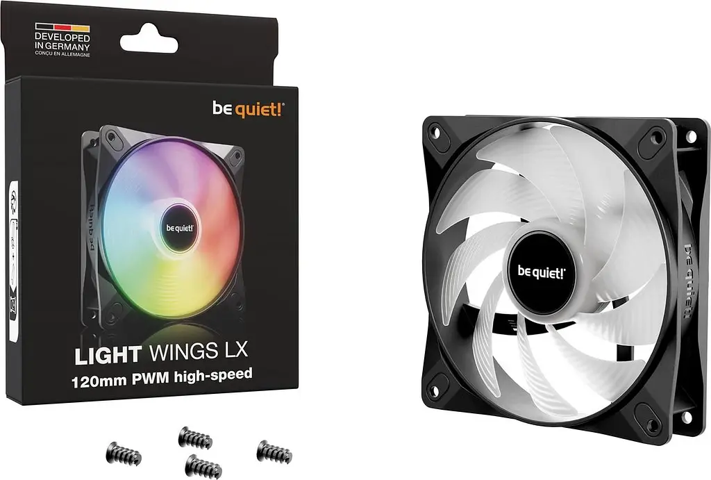 Вентилятор be quiet! Light Wings LX 120mm PWM High-Speed Чорний (BL123) - фото 3